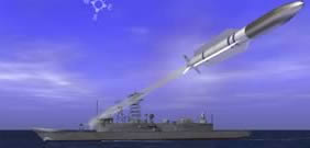 S.C.S. Dangerous Waters' Screenshot - FFG Missile Airborn