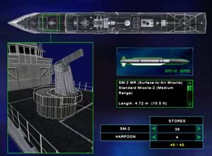 S.C.S. Dangerous Waters' Screenshot - FFG Weapon Loadout